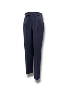 Modern Fit Single Pleat Navy Legend Trousers