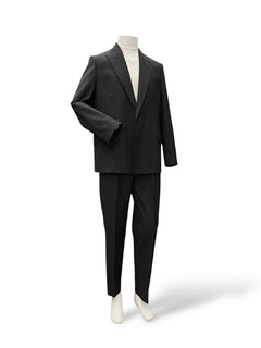 Oversize Black Double-Breasted Wide Axis Suit