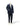 Oversize Navy Blue Double-Breasted Wide Axis Suit