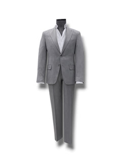 Slim Fit Gri Gent Takım Elbise
