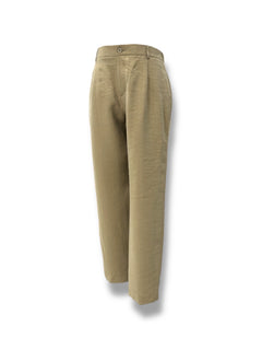 Oversize Hafif Kumaş Taba Lume Pantolon