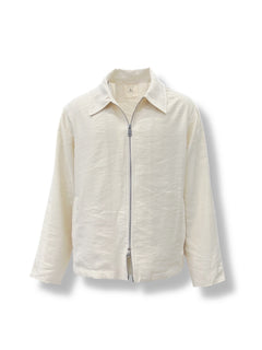 Oversize Lightweight Fabric Beige Lume Coat