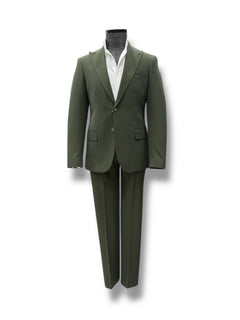 Slim Fit Haki Gent Takım Elbise