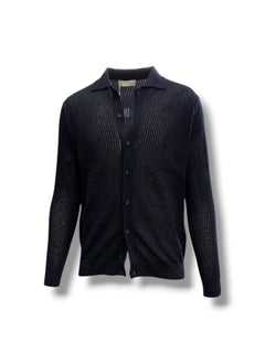 Ribbed Bouclé Cardigan