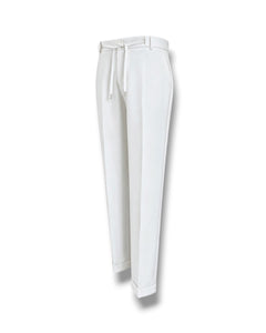 Regular Fit Likralı Beyaz Art Jogger Pantolon