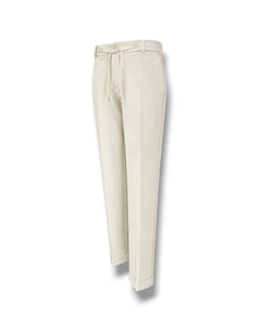 Regular Fit Likralı Ekru Art Jogger Pantolon