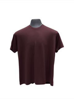 Claret Red Standard Fit Basic Dante T-shirt