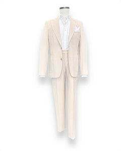 Standard Fit Bag Pocket Beige Dublin Suit