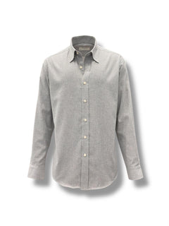 Standard Fit Flannel Textured Mink Cotton Flanella Shirt