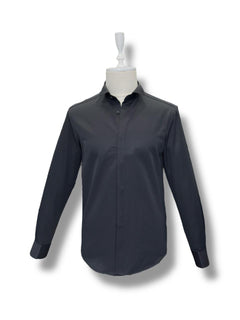 Hidden Placket Wing Collar Shirt